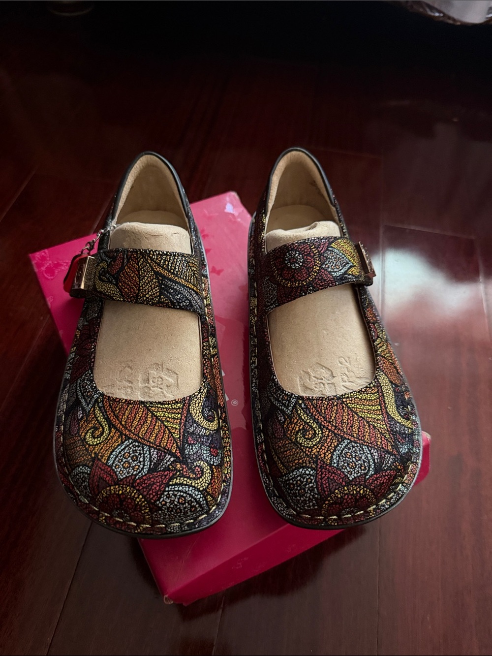 Alegria Women’s  Shoes Paloma  in Fall color brown Paisley